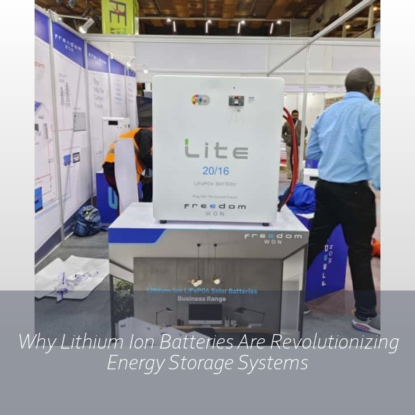 Why Lithium Ion Batteries Are Revolutionizing Energy Storage Systems